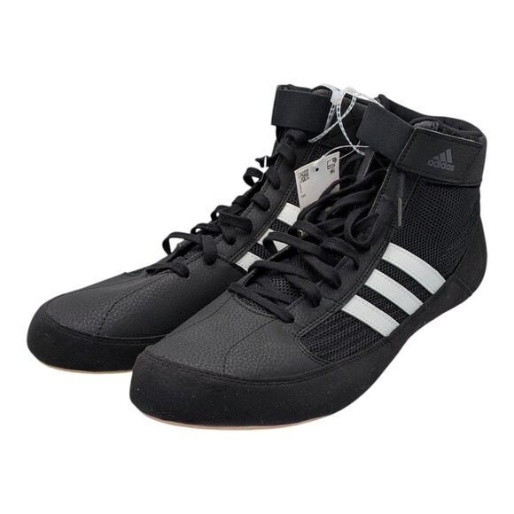 Adidas HVC 2 Wrestling Shoes Men\'s 14.5 Black White AQ3325 Havoc Boxing MMA New main image 3